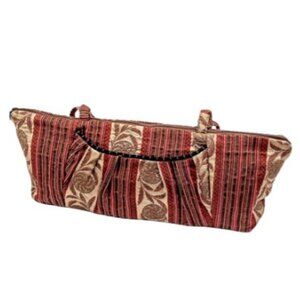 Handmade Maruca Millie Lu Red Green Fabric Shoulder Bag